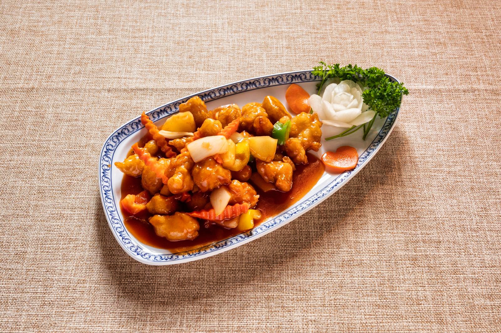 Poulet à la sauce aigre doux